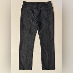 Michael Kors Mens Jeans 36x32 Black Straight Relaxed